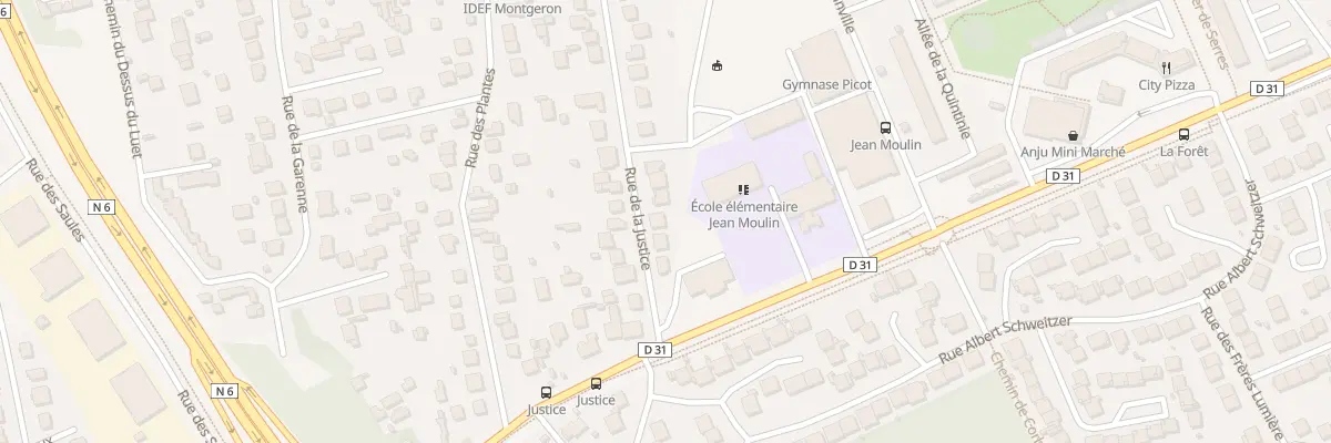 Plan du 75 Rue de la Justice à Montgeron