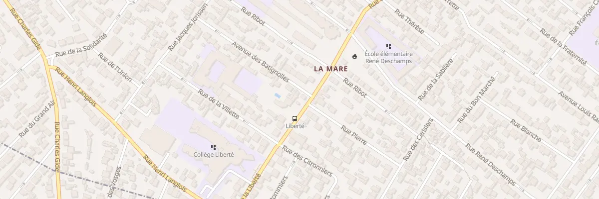 Plan du 64 Rue De La Liberte à Drancy