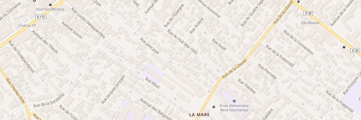 Plan du 53 Rue Jane Joye à Drancy