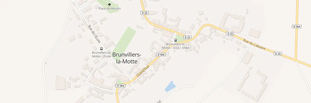 Plan du 129 Gr Grand Rue à Brunvillers-la-Motte