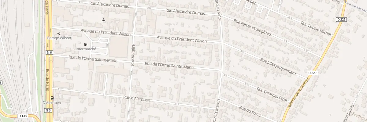 Plan du 31 Rue de l’Orme Ste Marie à Villeneuve-Saint-Georges