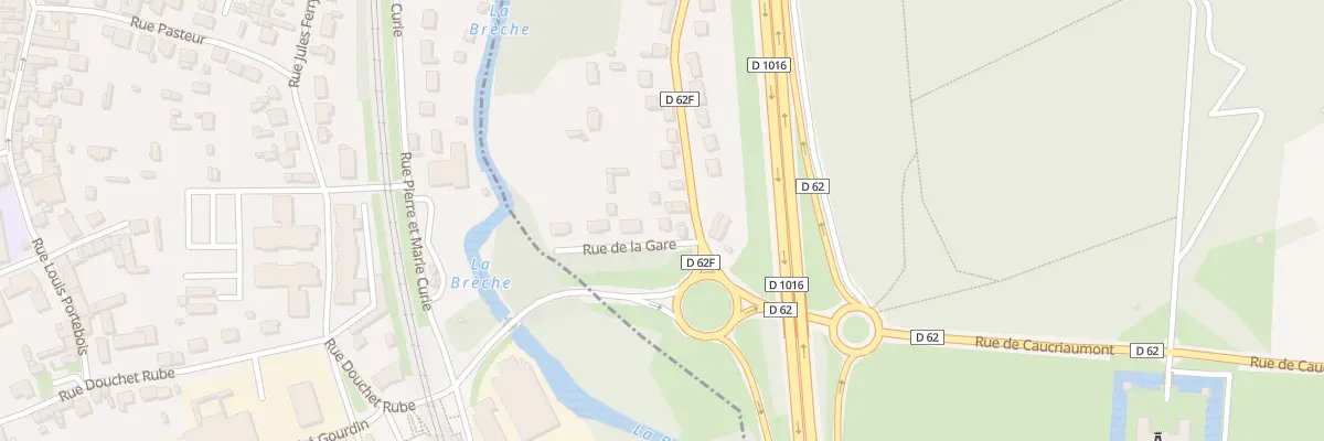 Plan du 1 Rue de la Gare à Monchy-Saint-Éloi