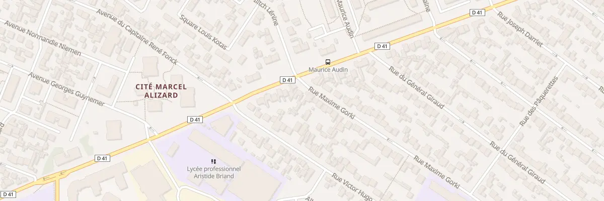 Plan du 173 Rue Maxime Gorki au Blanc-Mesnil
