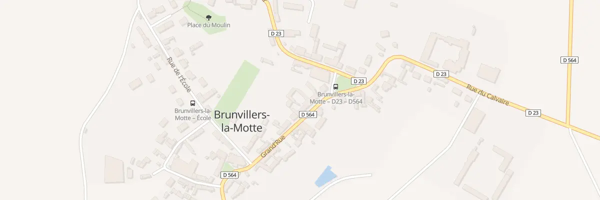 Plan du 133 Gr Grand’Rue à Brunvillers-la-Motte