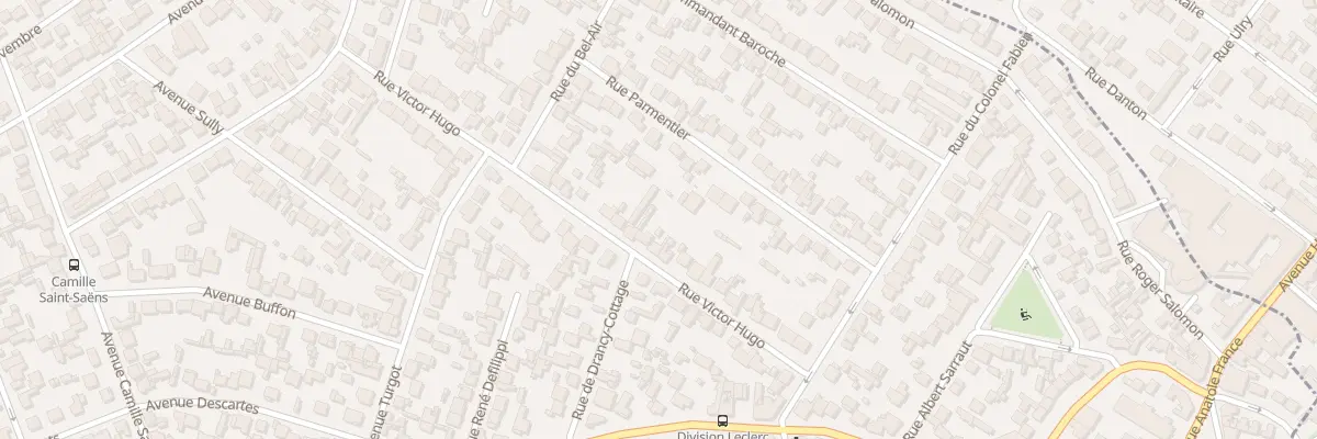 Plan du 28 Rue Victor Hugo à Drancy