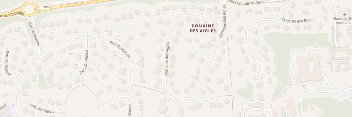 Plan du 18 Av du Domaine des Aigles à Gouvieux
