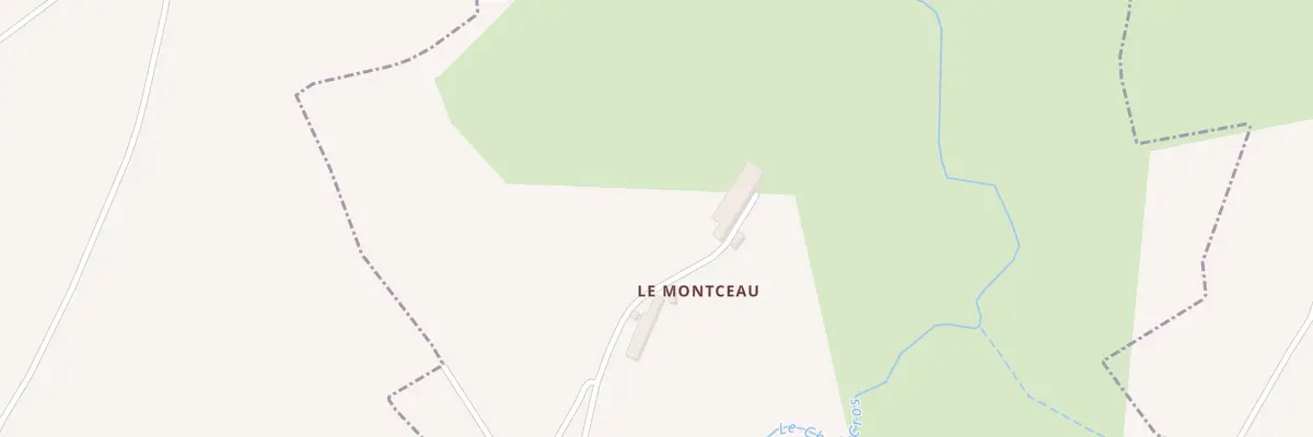 Plan du 1 Le Montceau à Reterre