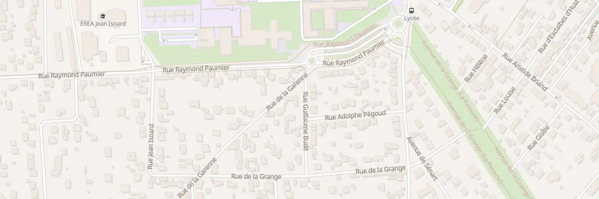 Plan du 1 Rue Guillaume Budé à Montgeron