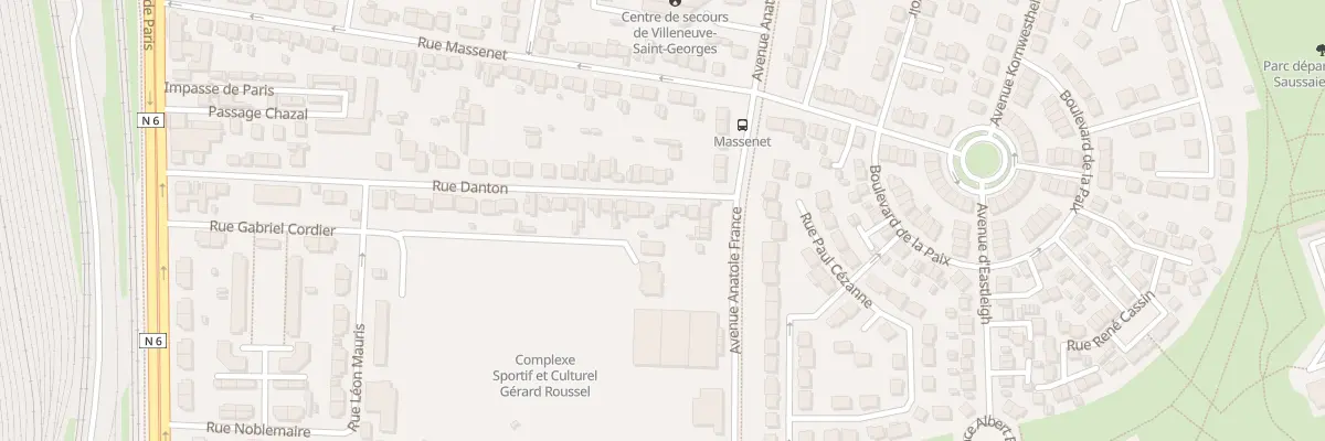 Plan du 56B Rue Danton à Villeneuve-Saint-Georges