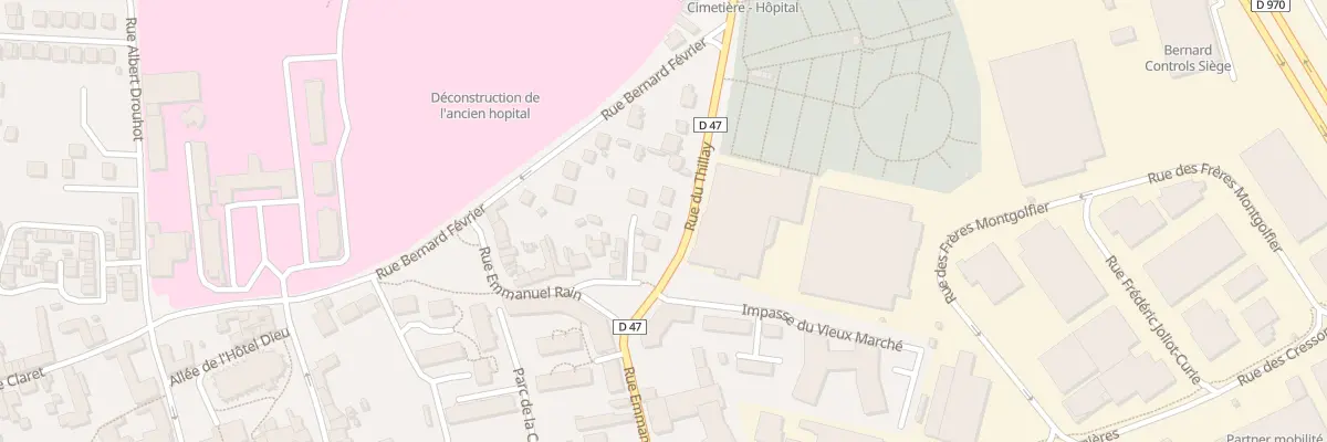 Plan du 5 Rue du Thillay à Gonesse
