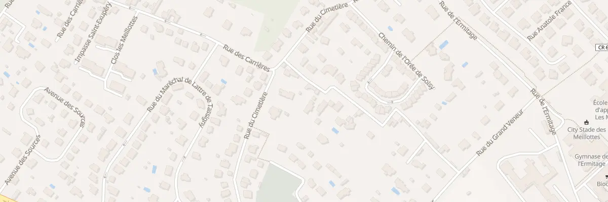 Plan du 9001 Che de Bellevue à Soisy-sur-Seine