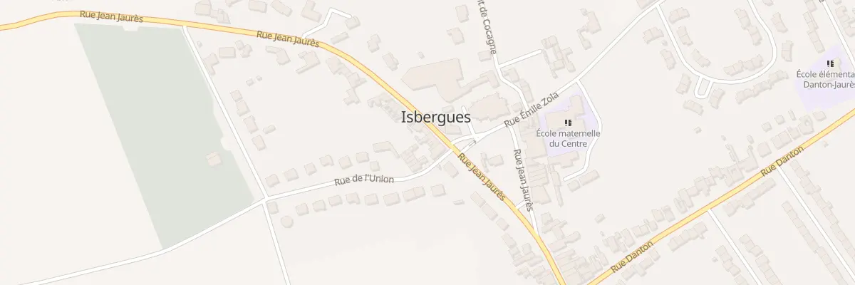 Plan du 32 Rue Jean Jaurès à Isbergues