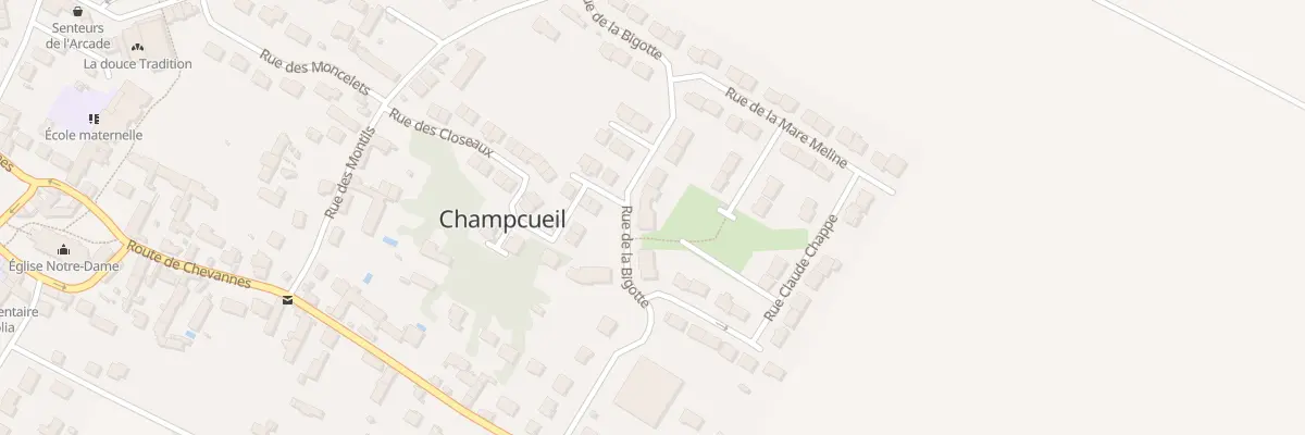 Plan du 18 Rue de la Bigotte à Champcueil