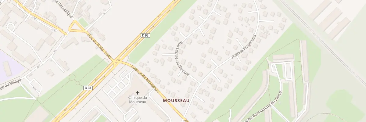 Plan du 37 Rue Louise de Keroual à Évry-Courcouronnes
