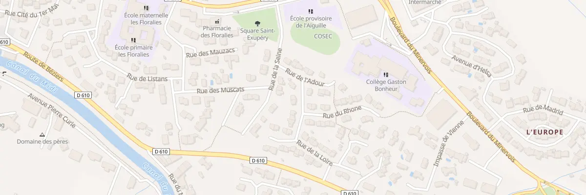 Plan du 4 Rue de la Garonne à Trèbes