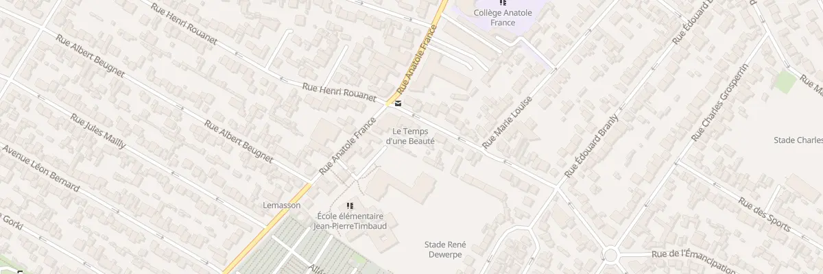 Plan du 8 Rue Ambroise Croizat à Drancy