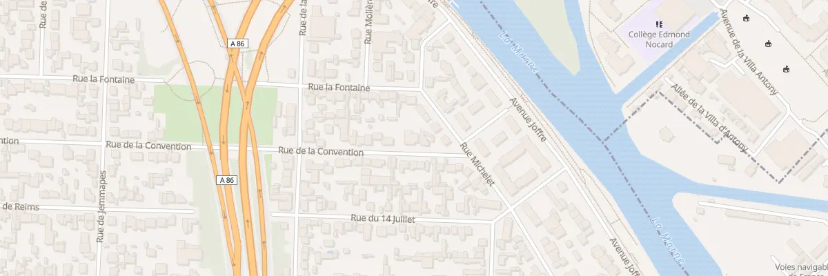 Plan du 81 Rue de la Convention à Maisons-Alfort