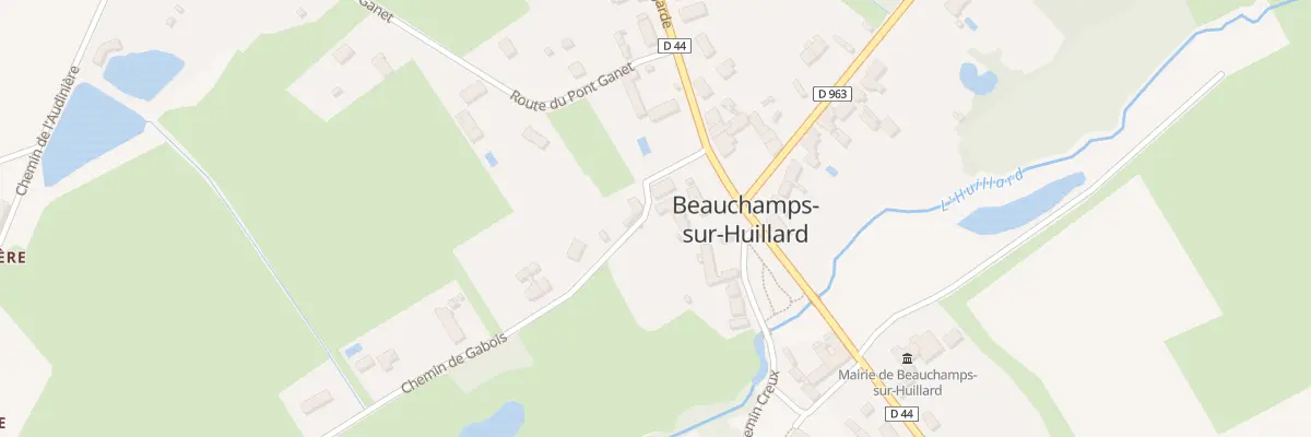Plan du 3 Che de Gabois à Beauchamps-sur-Huillard