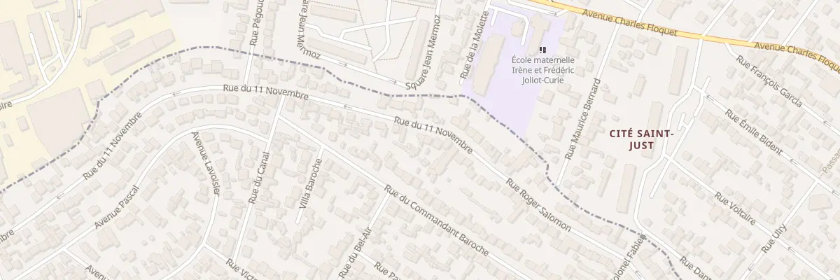 Plan du 21 Rue Du Onze Novembre à Drancy