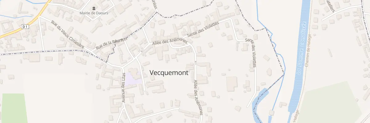 Plan du 16 All des Anémones à Vecquemont