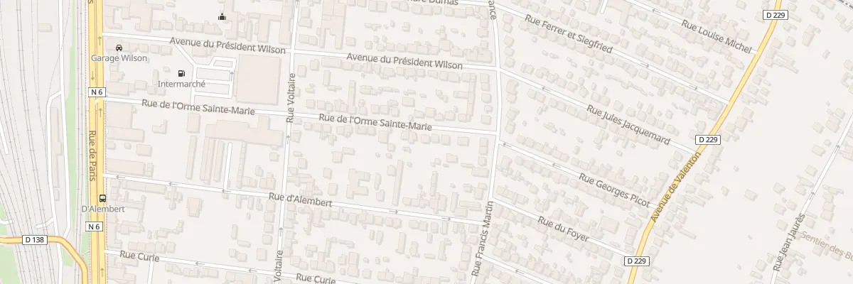 Plan du 34 Rue de l’Orme Ste Marie à Villeneuve-Saint-Georges