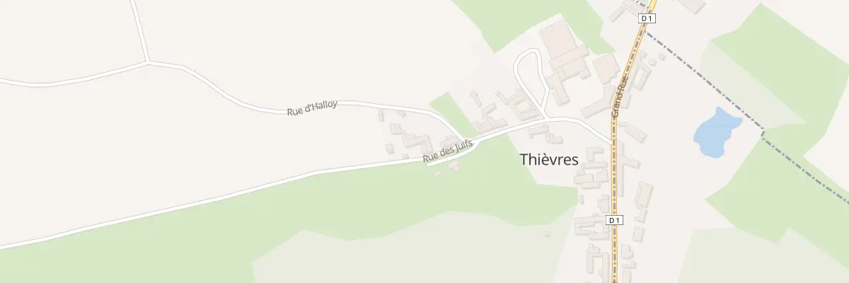 Plan du 12 Rue des Juifs à Thièvres