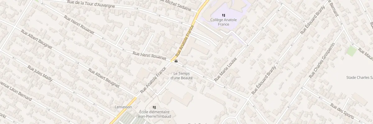 Plan du 5 Rue Ambroise Croizat à Drancy