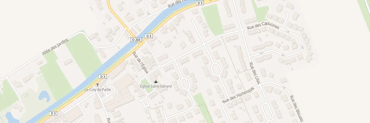 Plan du 33 Rue de l’Eglise à Hoymille