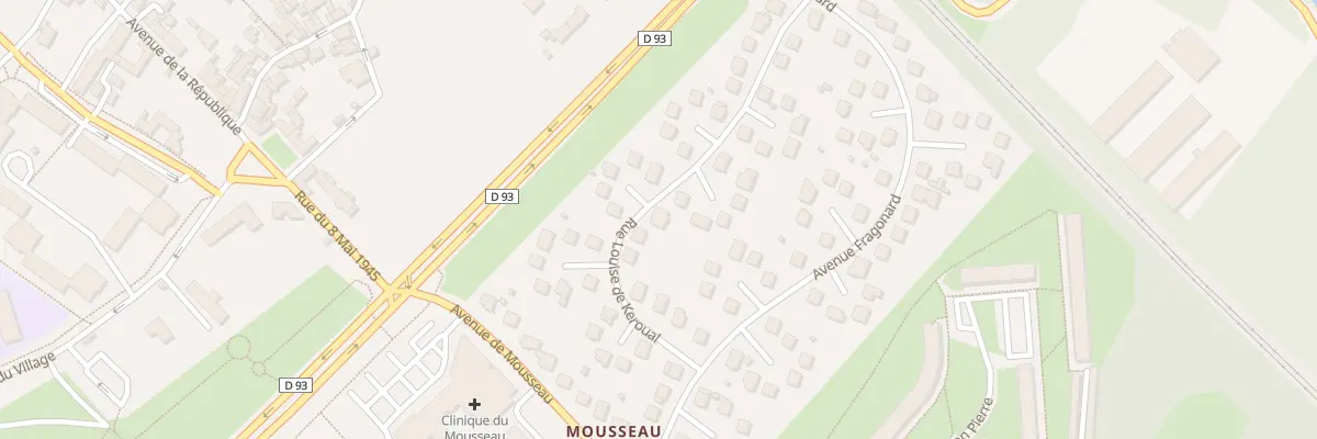 Plan du 31 Rue Louise de Keroual à Évry-Courcouronnes
