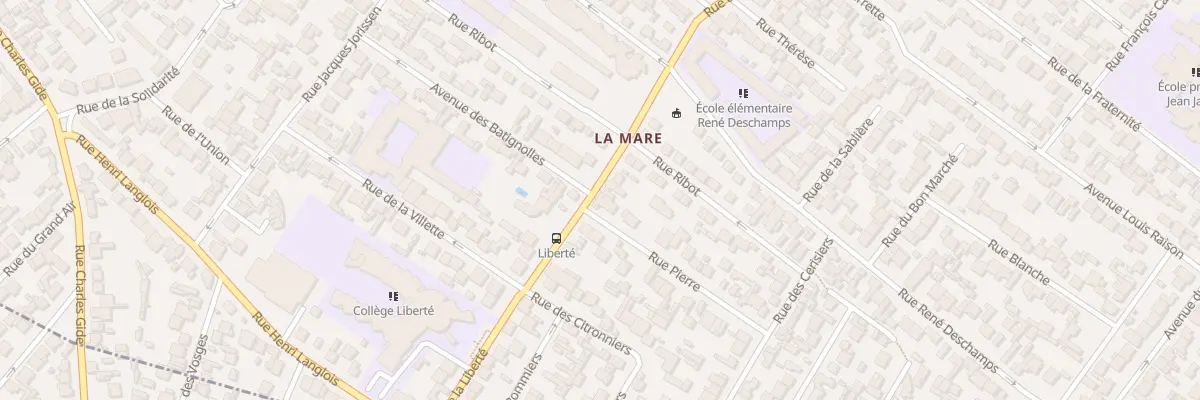 Plan du 65 Rue De La Liberte à Drancy