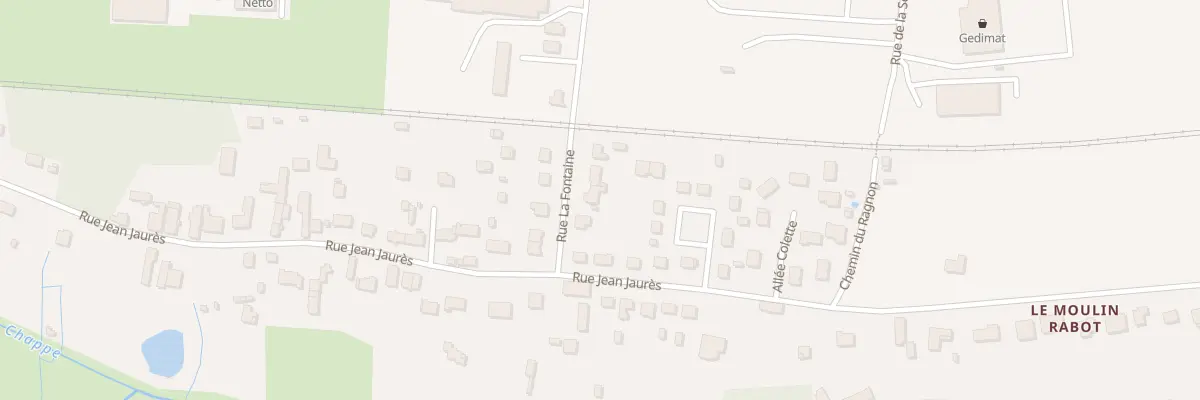 Plan du 4 Rue La Fontaine à Saint-Germain-du-Puy