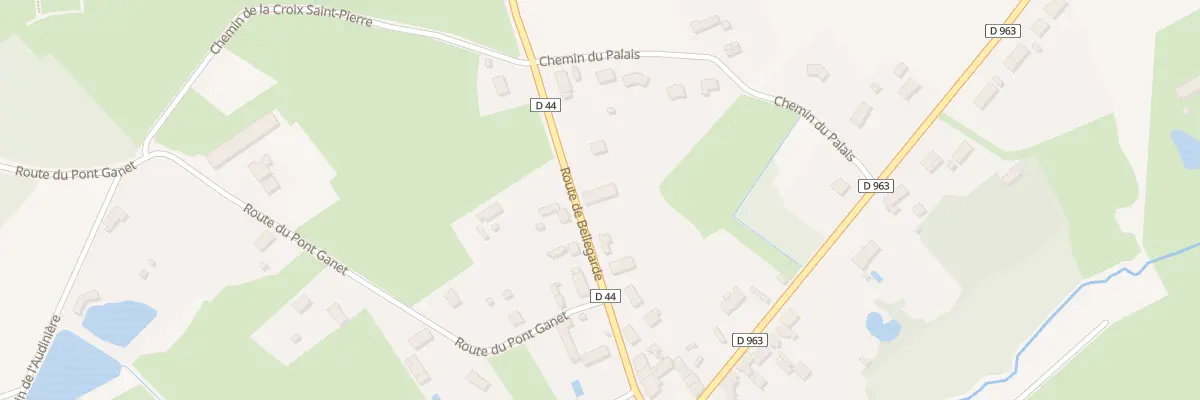 Plan du 18 Rte de Bellegarde à Beauchamps-sur-Huillard