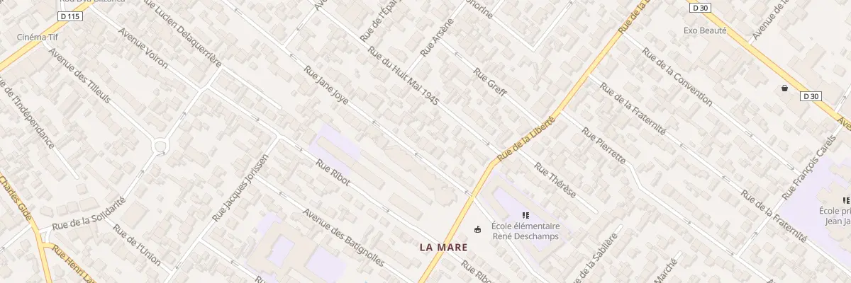 Plan du 61 Rue Jane Joye à Drancy