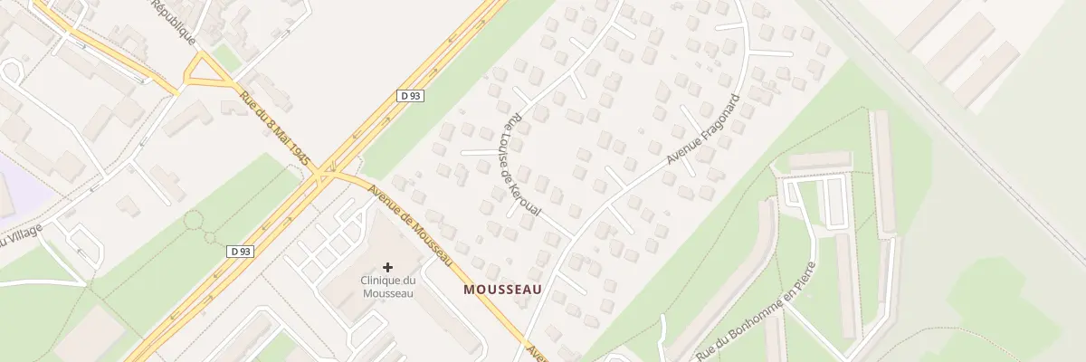 Plan du 39 Rue Louise de Keroual à Évry-Courcouronnes