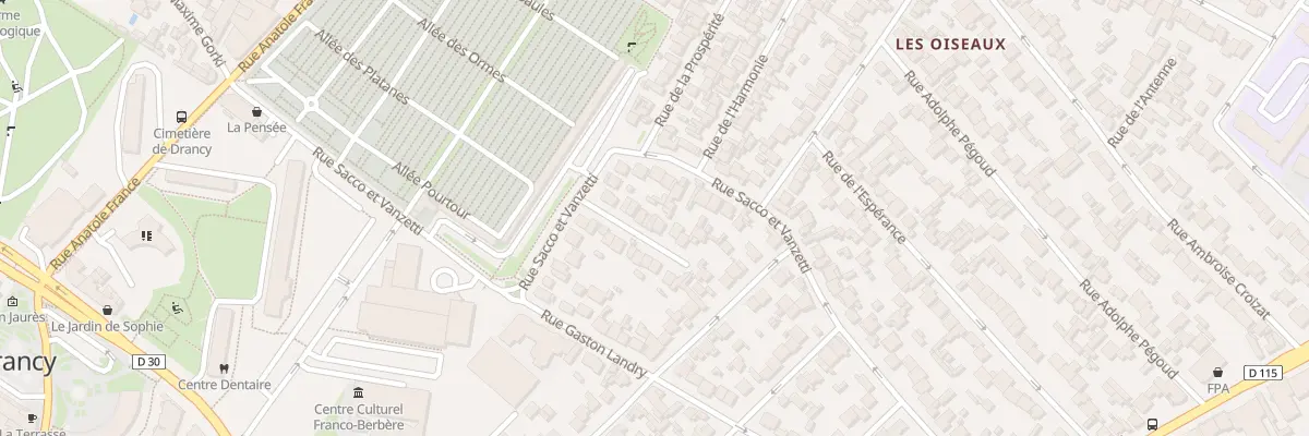 Plan du 13 Vla Des Vignes De Gournay à Drancy