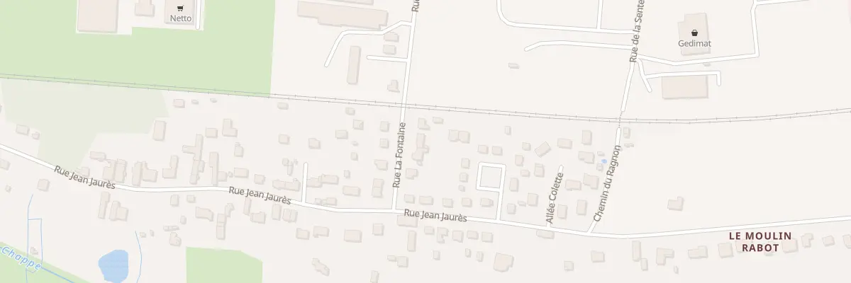 Plan du 6 Rue La Fontaine à Saint-Germain-du-Puy