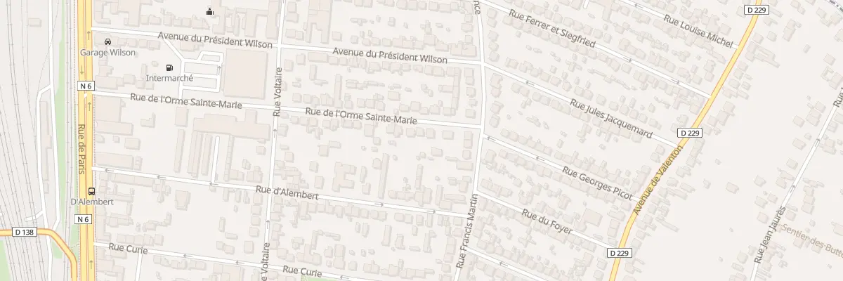 Plan du 36 Rue de l’Orme Ste Marie à Villeneuve-Saint-Georges