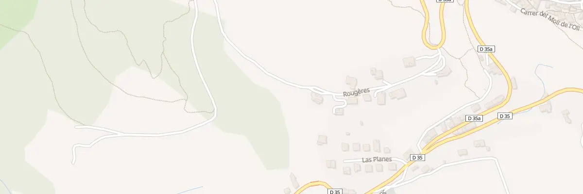 Plan du 246 Chemin de Rougeres à Eus