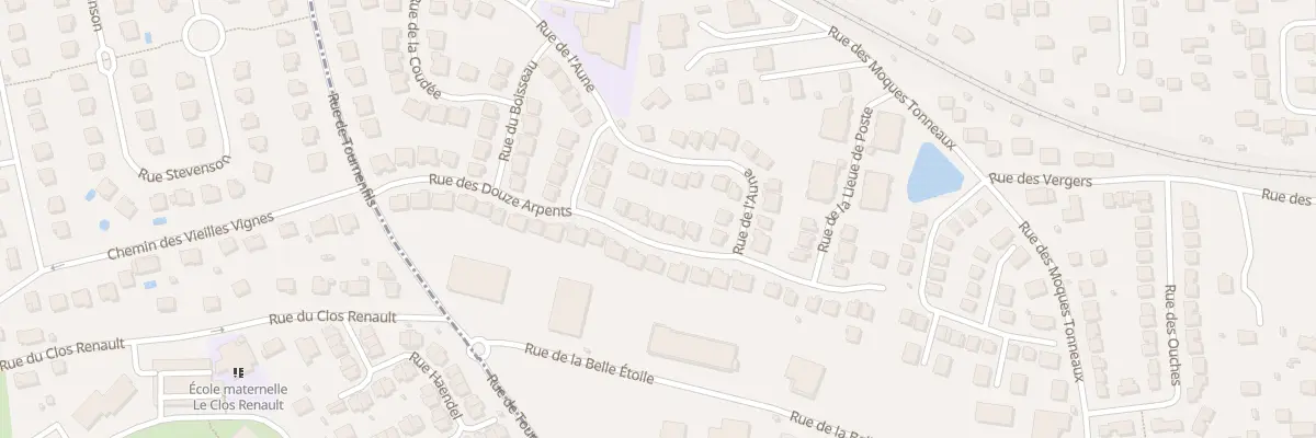 Plan du 13 Rue des Douze Arpents à Ormoy
