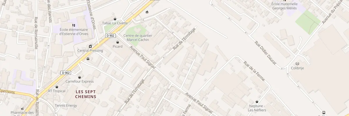 Plan du 38 Rue de l’Ermitage à Montreuil