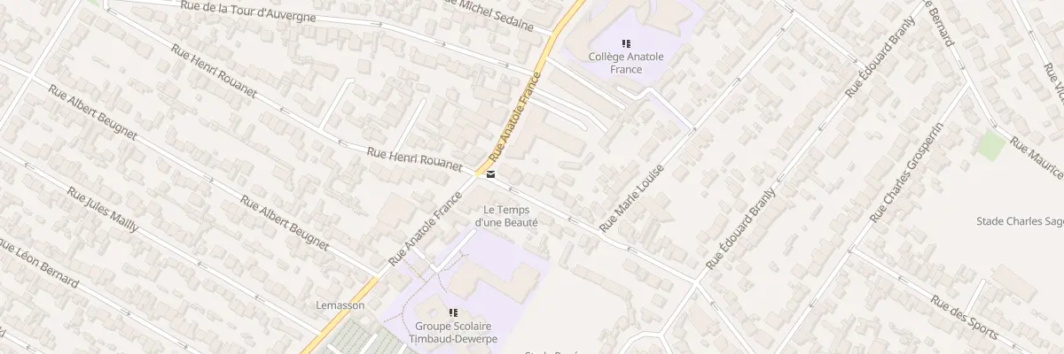 Plan du 7 Rue Ambroise Croizat à Drancy