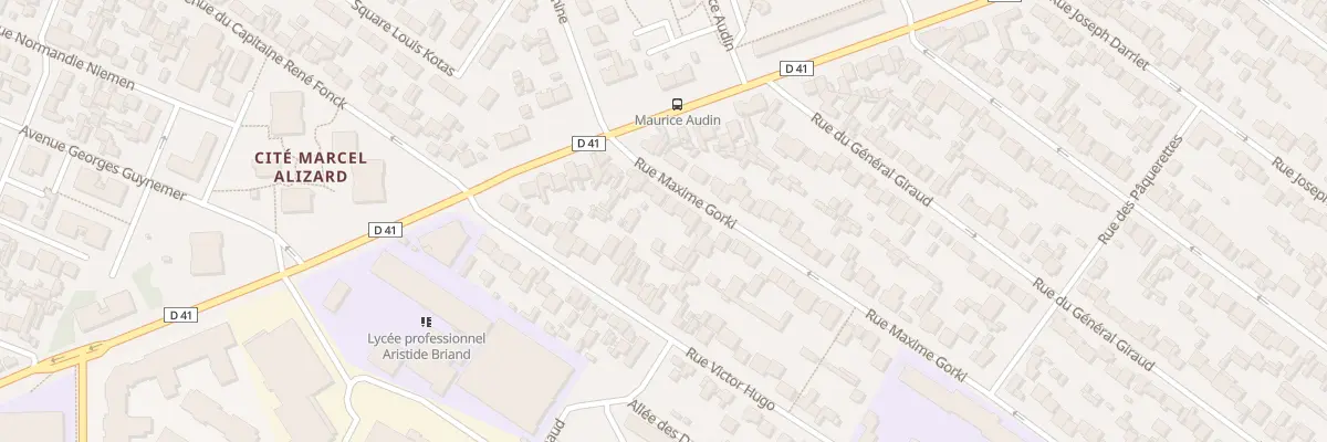 Plan du 165 Rue Maxime Gorki au Blanc-Mesnil