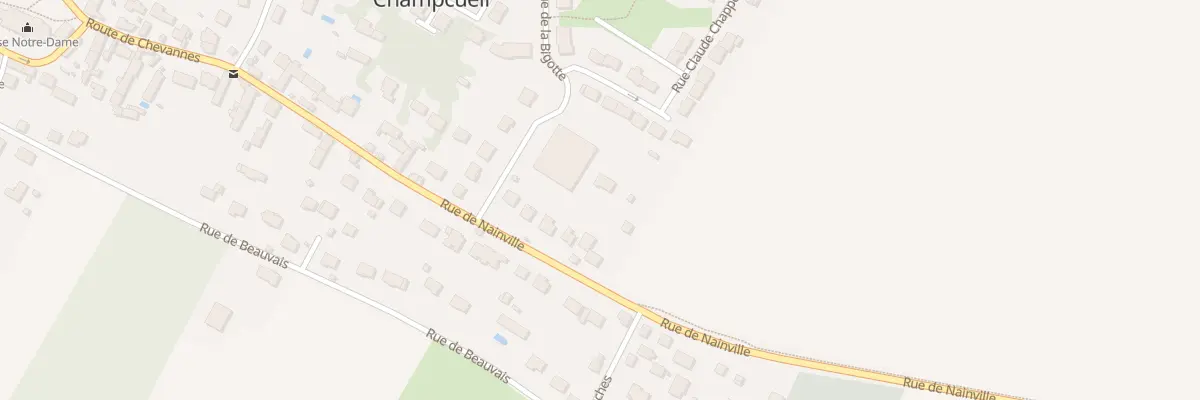 Plan du 13E Rue de Nainville à Champcueil
