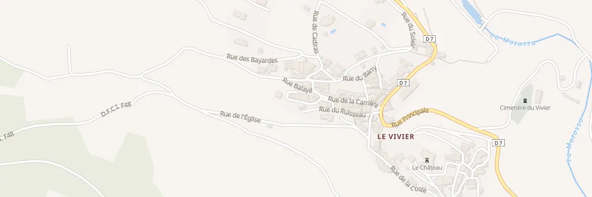 Plan du 9001F Pl Balayé au Vivier