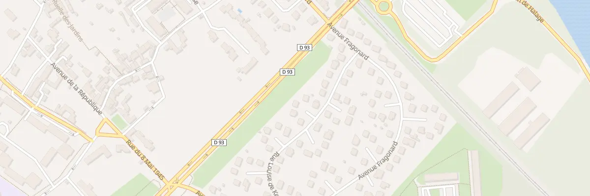 Plan du 18 Rue Louise de Keroual à Évry-Courcouronnes