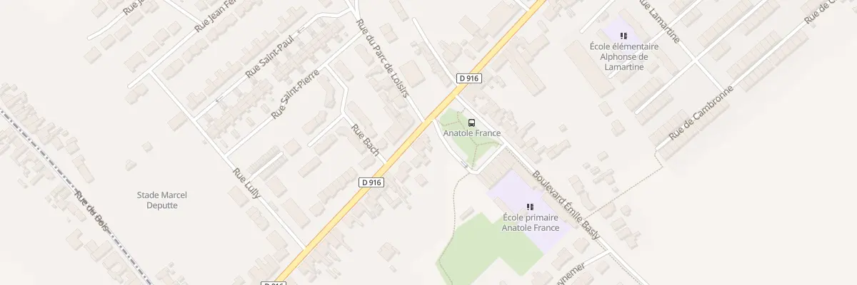 Plan du 87 Rue Arthur Lamendin à Auchel