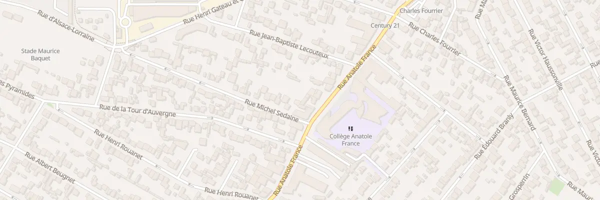 Plan du 4 Rue Sedaine à Drancy