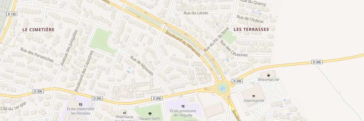 Plan du 17 Rue des Mimosas à Trèbes