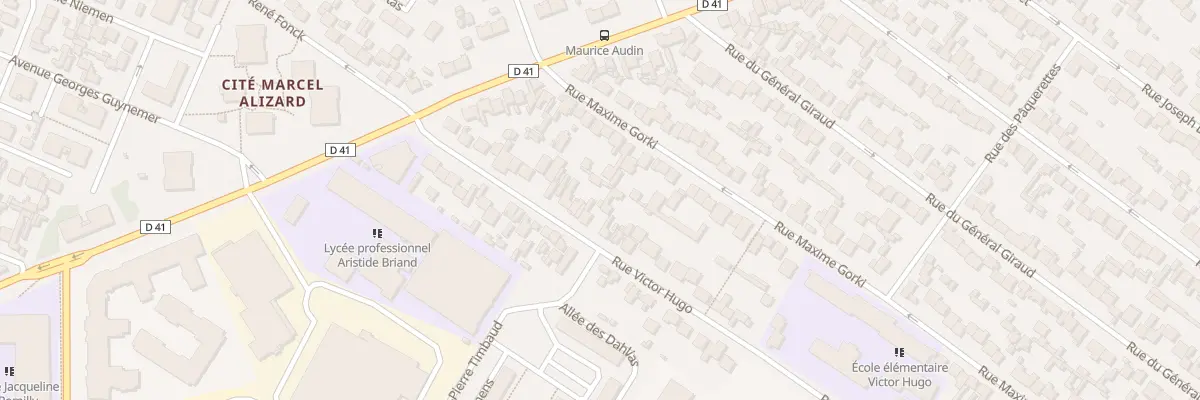 Plan du 154 Rue Victor Hugo au Blanc-Mesnil