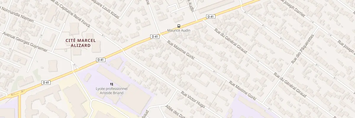 Plan du 163 Rue Maxime Gorki au Blanc-Mesnil